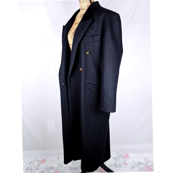 Braetan Black Trench Coat - Picture 3 of 16